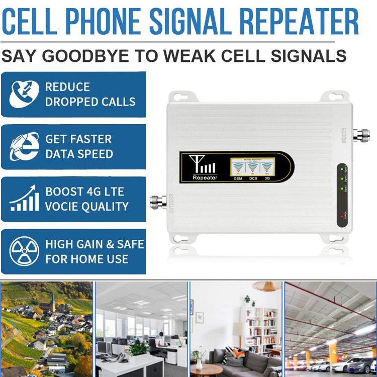 Kingtone Hot Sale Cellular single Band 900 1800 2100 GSM 3G 2g 3g 4g Mobile Signal Booster Repeater Amplifier Extender